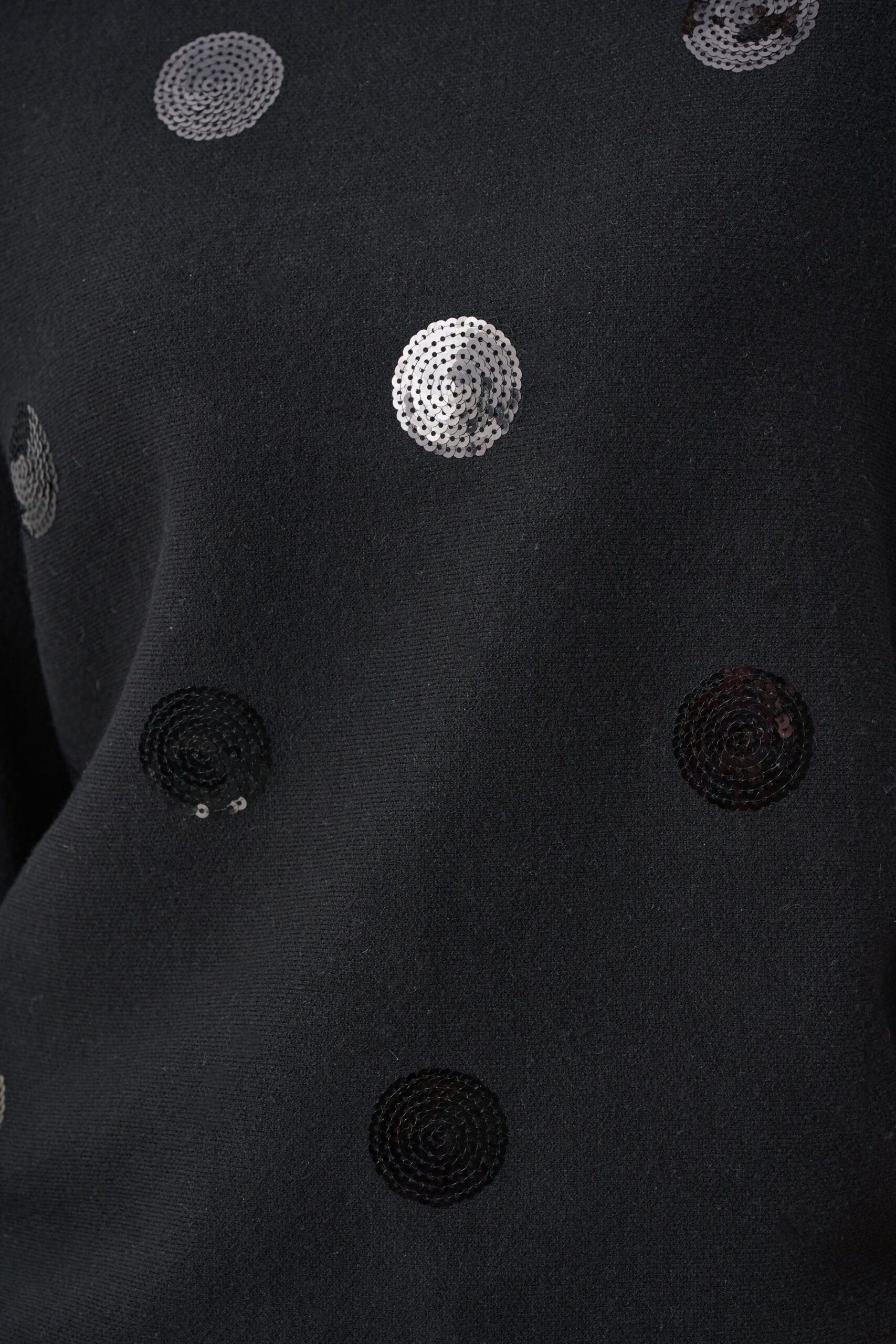 Joseph Ribkoff Brushed Viscose And Nylon Boxy Embroidered Sweater