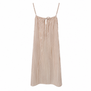 Black Colour Catherine Strap Dress -  Camel