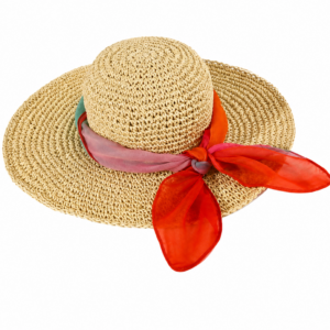 Lettuce Abstract Print Woven Sun Hat