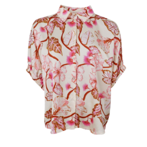 Black Colour Zelene Shirt Blouse - Coral