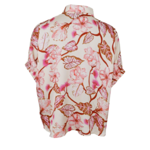 Black Colour Zelene Shirt Blouse - Coral