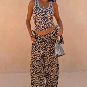 Never Fully Dressed Leopard Balloon Trouser