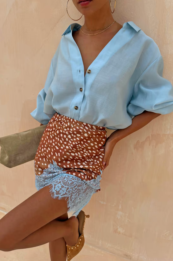 Never Fully Dressed Fawn Mini Maeva Skirt
