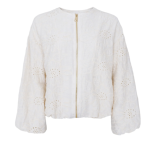 Black Colour Cornelia Jacket - Cream