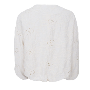 Black Colour Cornelia Jacket - Cream