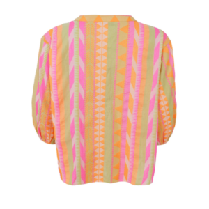 Black Colour Hellas Shirt - Orange