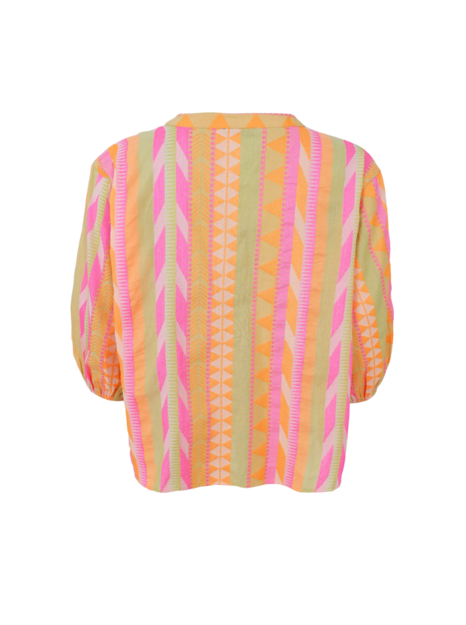 Black Colour Hellas Shirt - Orange