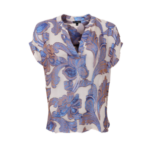 Black Colour Kenzie Blouse - Blue