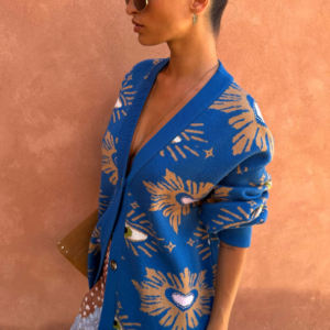 Never Fully Dressed Blue Eye Cardigan