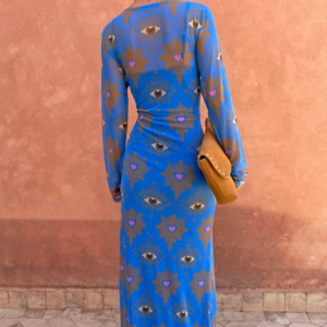 Never Fully Dressed Blue Eye Mesh Dress