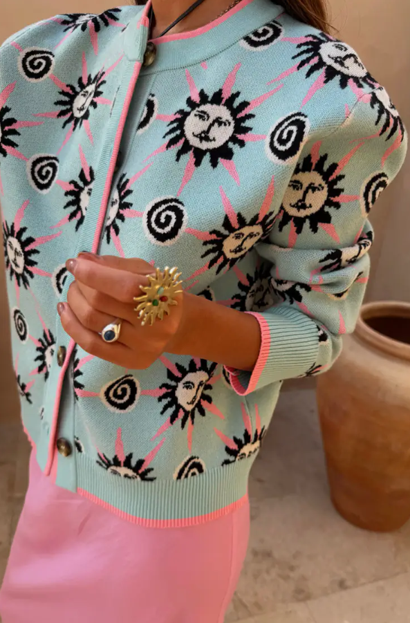 Never Fully Dressed Blue Sun Hollie Cardigan