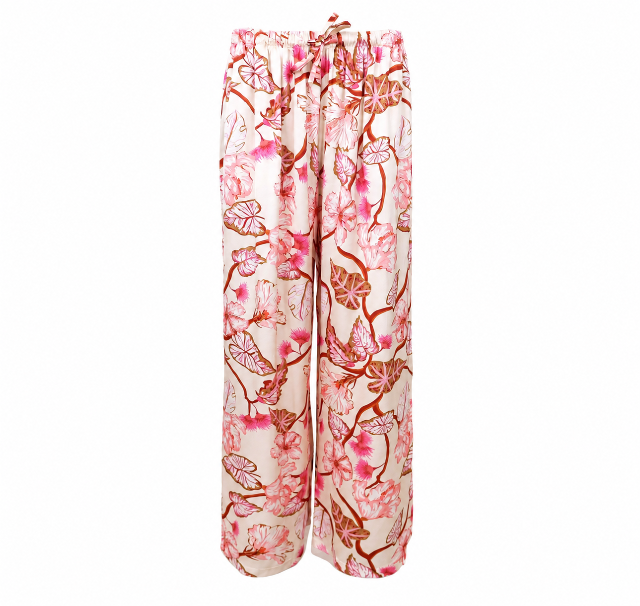Black Colour Zelene Pant - Coral