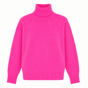 TWNS Greeley Long-sleeved turtleneck jumper - Neon Pink