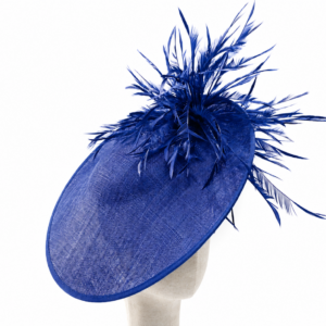 Boardmans Maple Royal Blue Sinamay Fascinator