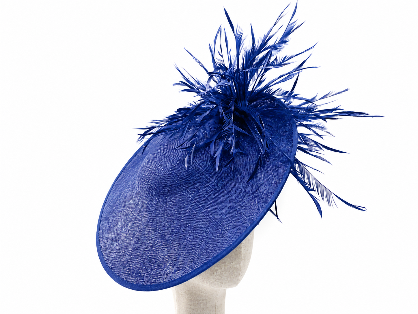 Boardmans Maple Royal Blue Sinamay Fascinator