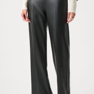 Joseph Ribkoff Leatherette Wide-Leg Pull-On Pants