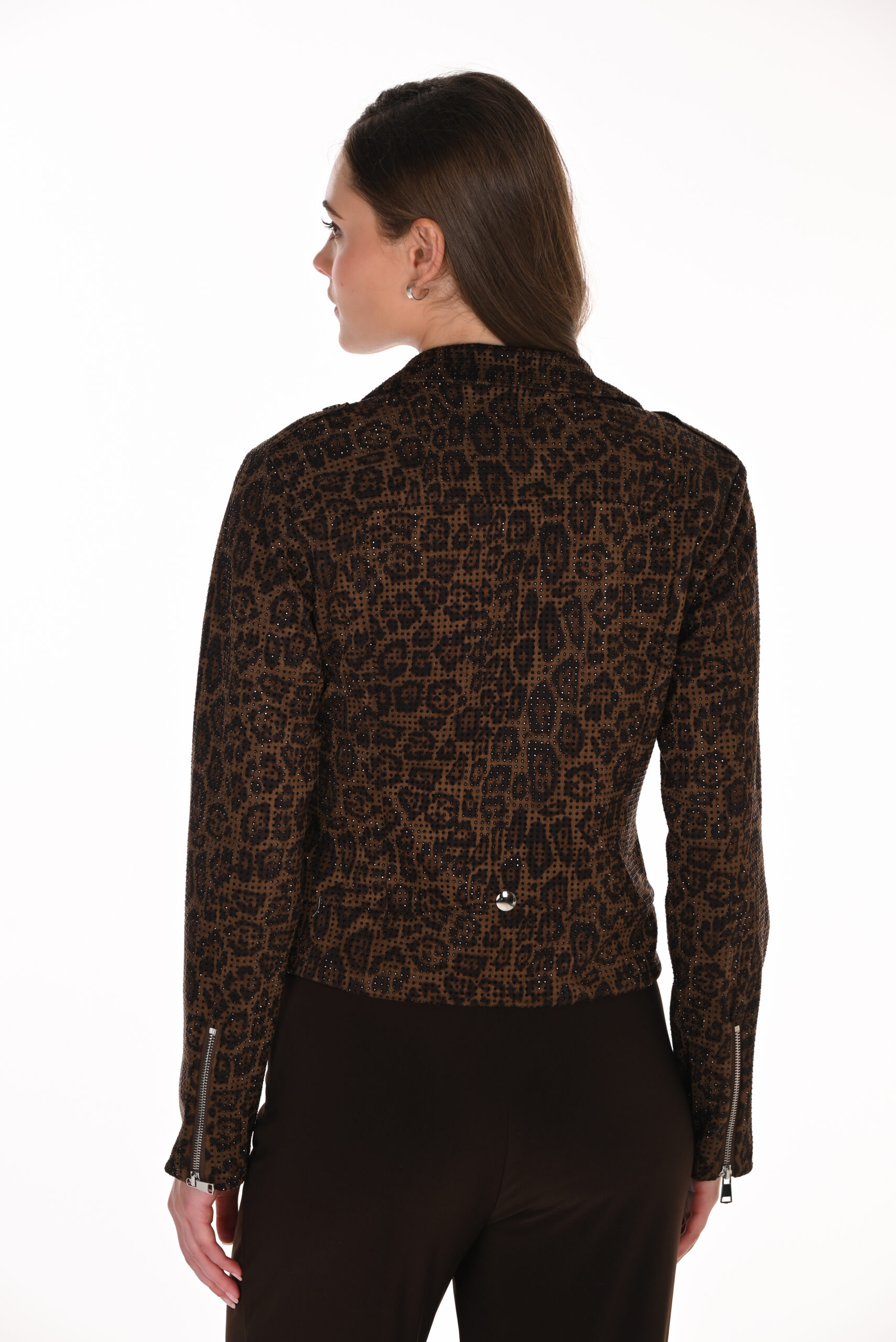 Frank Lyman Leopard Knit Jacket