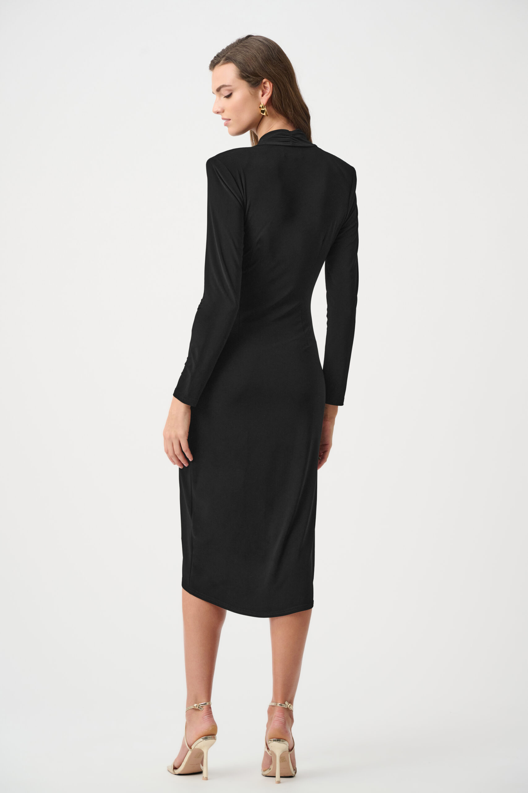 Joseph Ribkoff Signature | Silky Knit Sheath Wrap Dress