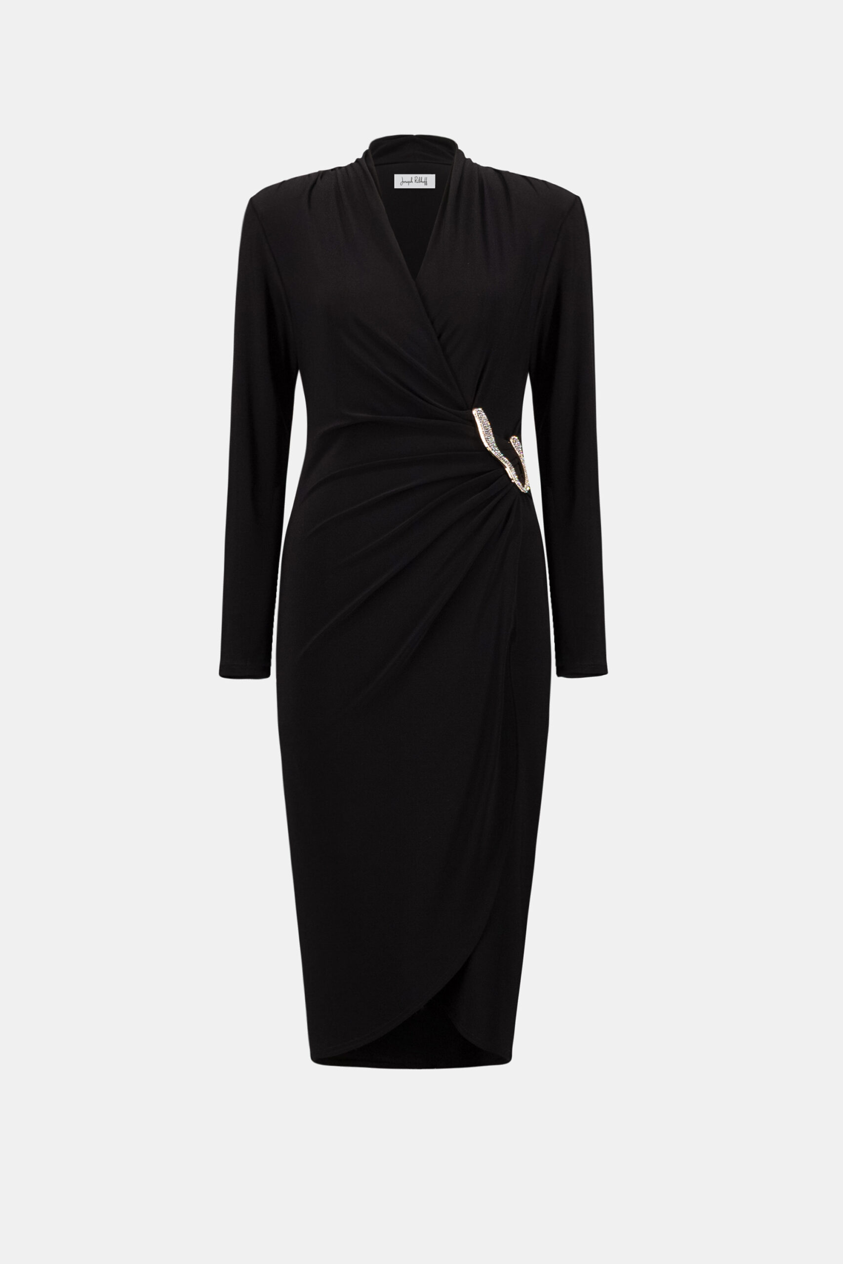 Joseph Ribkoff Signature | Silky Knit Sheath Wrap Dress