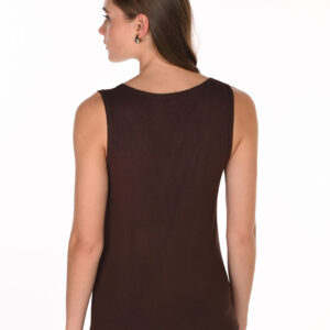 Frank Lyman Mocha Knit Top
