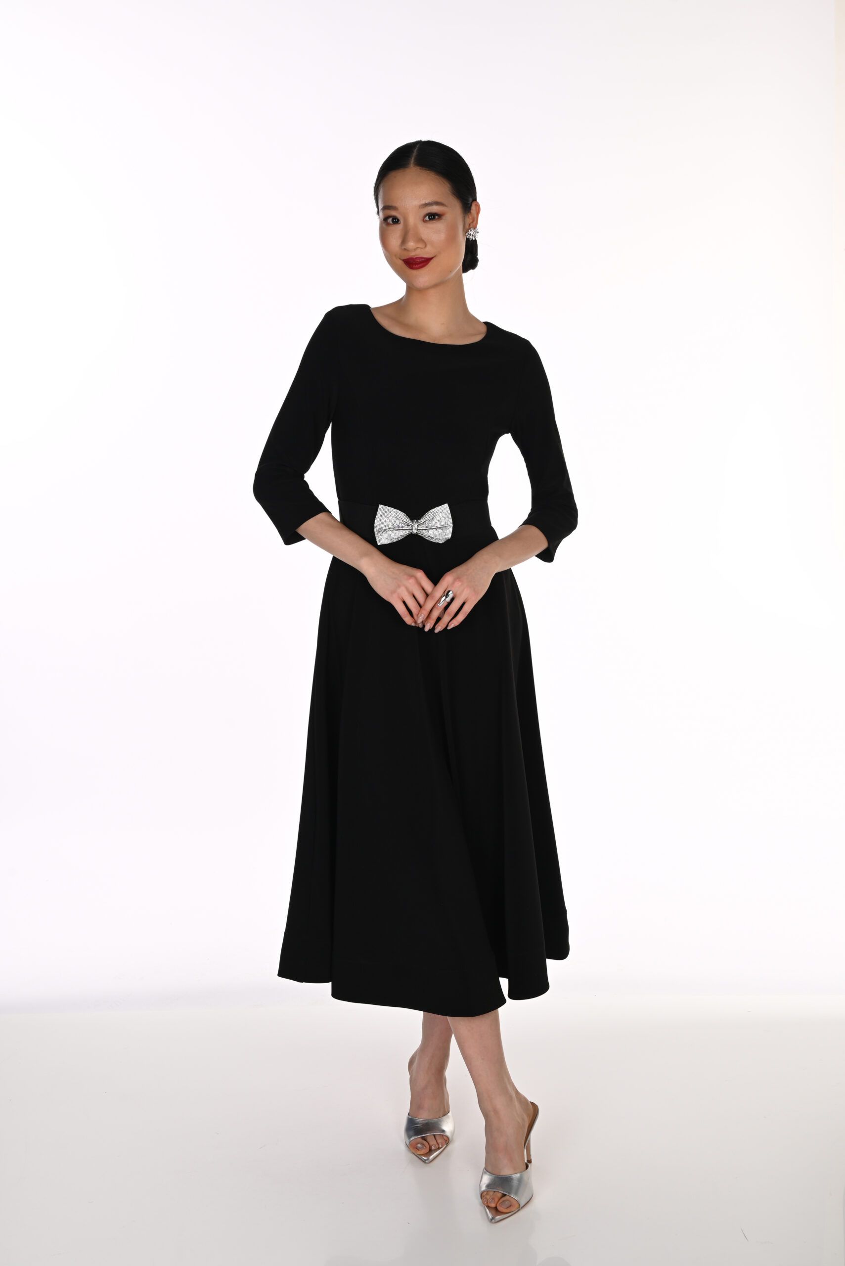 Frank Lyman Black Knit Dress