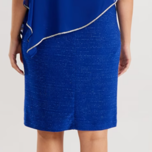 Frank Lyman WOVEN DRESS ROYAL Royal Blue