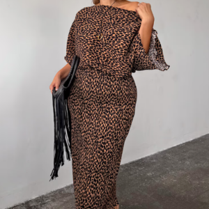 Never Fully Dressed Lucia Leopard Tilly Dress