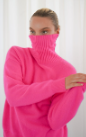 TWNS Greeley Long-sleeved turtleneck jumper - Neon Pink