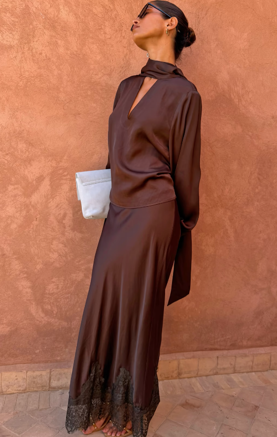 Never Fully Dressed Chocolate Maeva Skirt