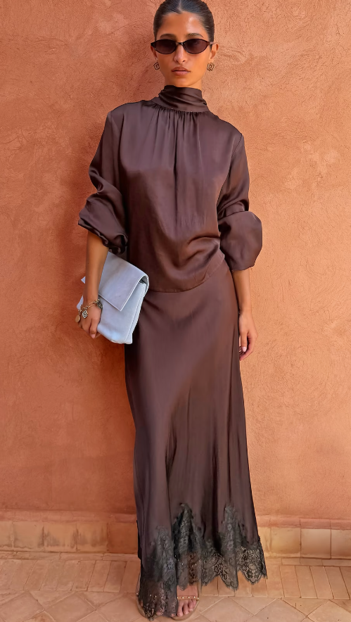 Never Fully Dressed Chocolate Maeva Skirt
